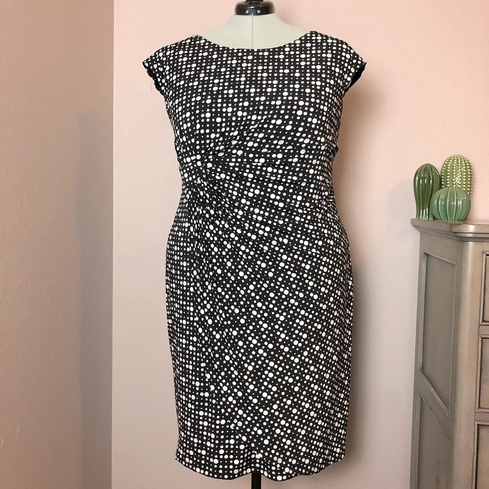 Plus size faux wrap dress - 20W